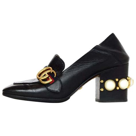 gucci collapsible heel|Gucci women high heels.